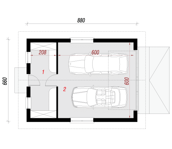 Проект гаража 5 7